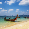 Thailand-Asia-Beach-Island-Beautiful-longboat-Canvas