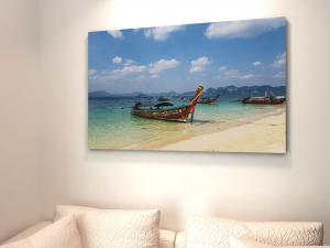 Thailand Long Boat Canvas